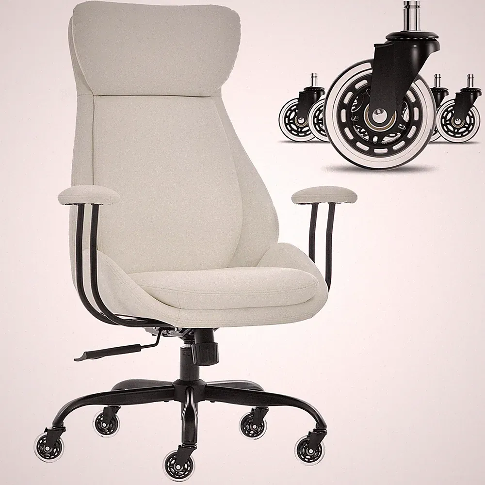 500lbs Ergonomic Computer Chair,with Lumbar Support ,Adjustable Height & Recline