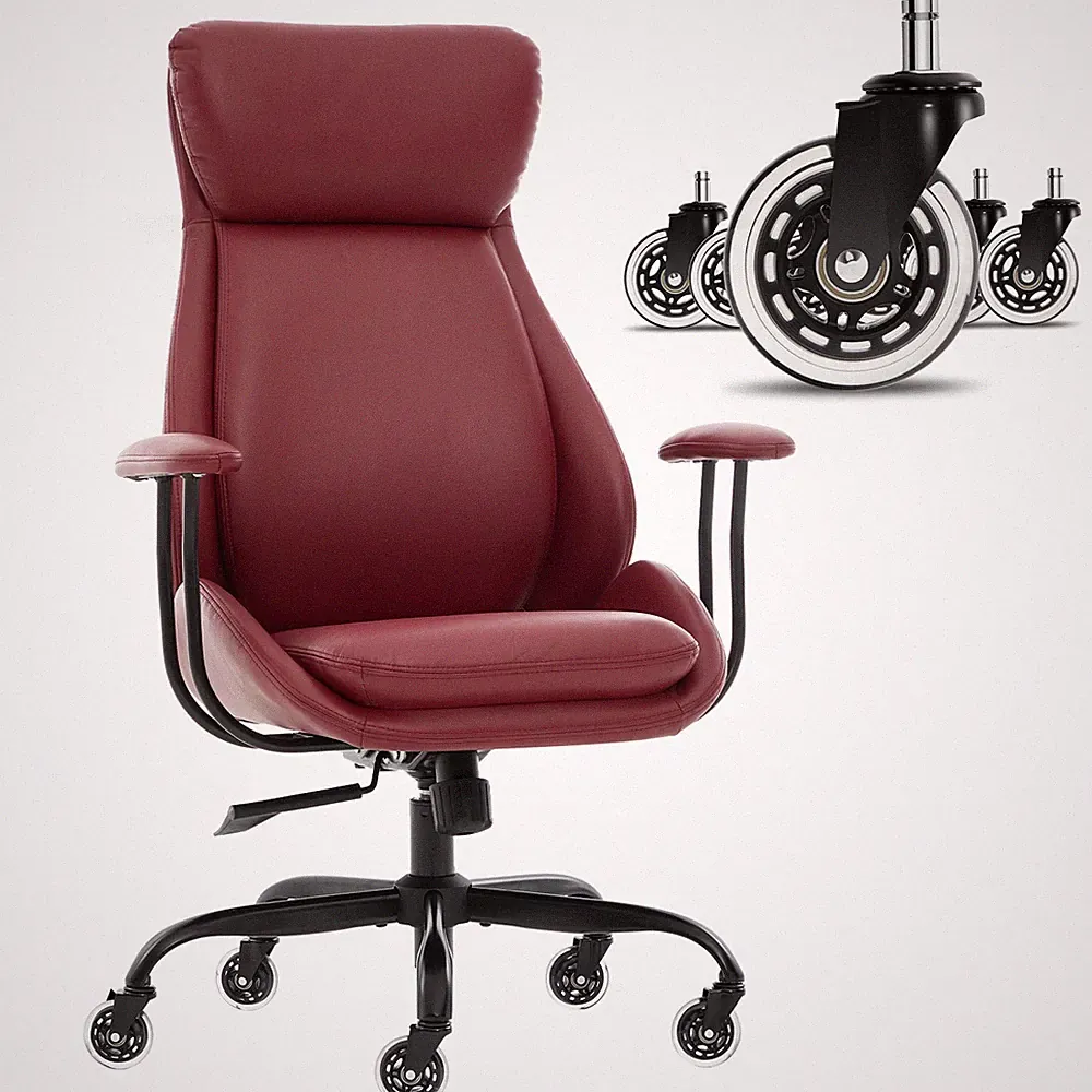 500lbs Ergonomic Computer Chair,with Lumbar Support ,Adjustable Height & Recline