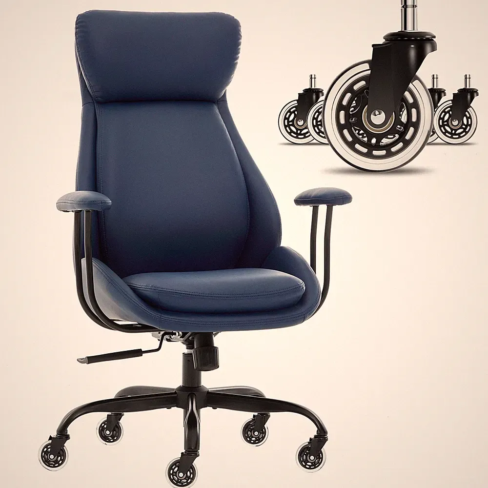 500lbs Ergonomic Computer Chair,with Lumbar Support ,Adjustable Height & Recline
