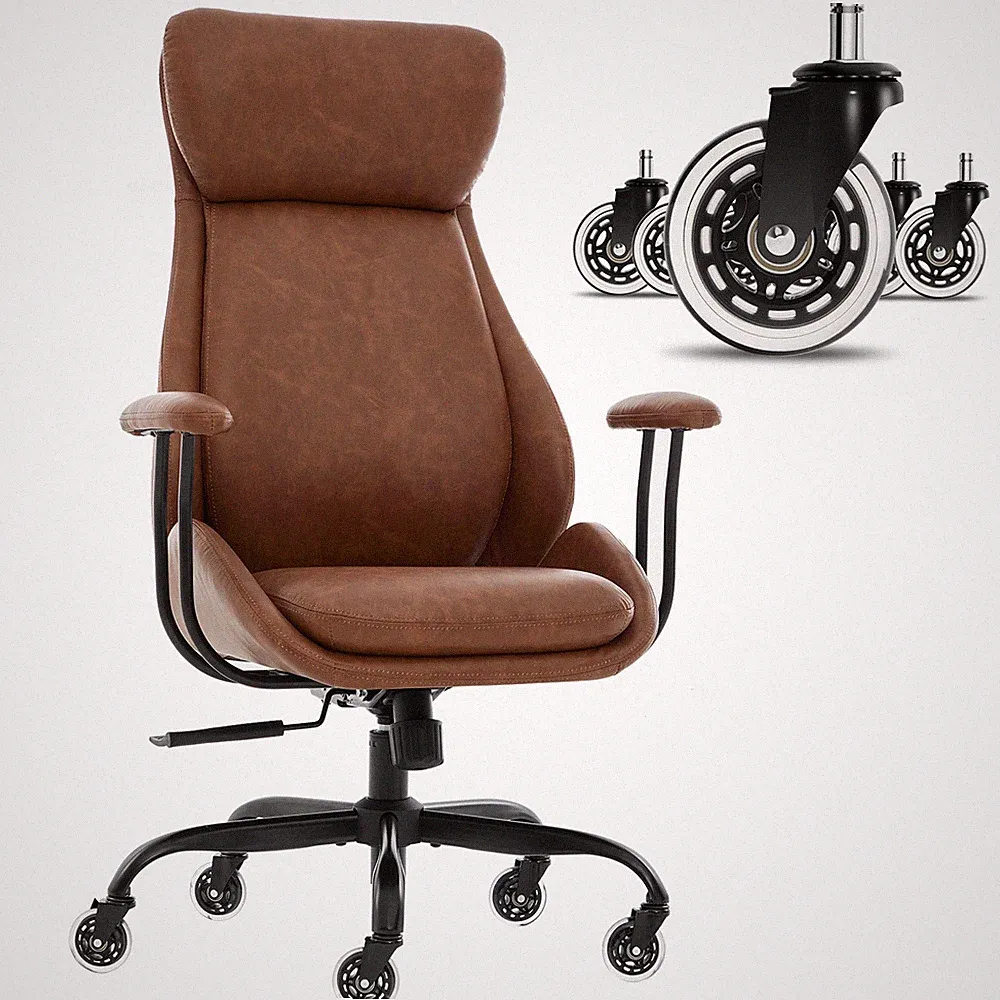 500lbs Ergonomic Computer Chair,with Lumbar Support ,Adjustable Height & Recline