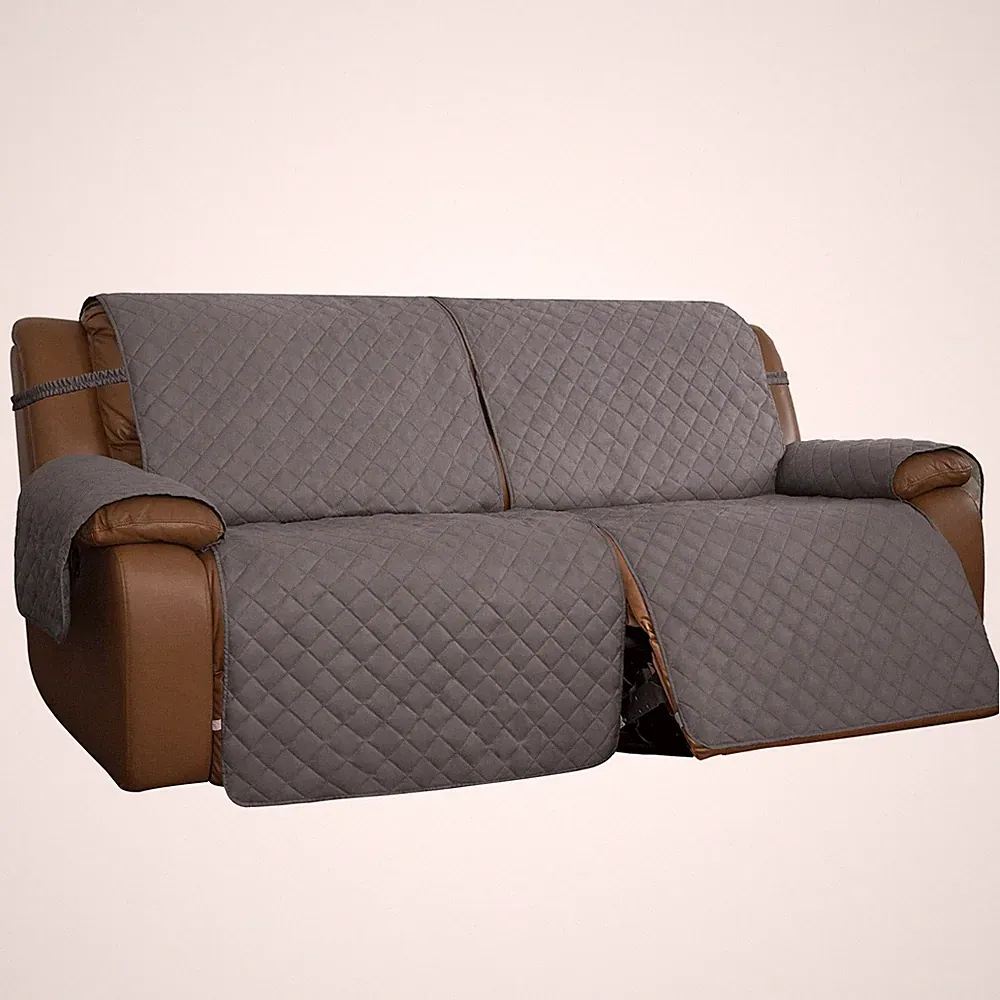 Easy-Going Oversized Loveseat Recliner Cover, Reversible Couch Cover for Doub...