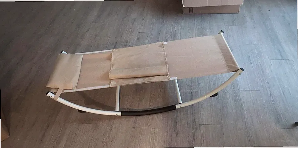 Kids Sensory Rocking Chair Sensory Rocker with Pillow and Blanket Outdoor