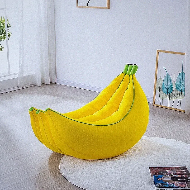 Lazy sofa cute single banana lying bedroom balcony small simple modern chair