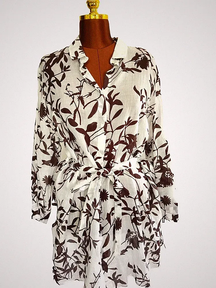 🌟MARINA RINALDI pure shirt RAMIE MR 29= IT58, DE50, FR54_ GB24