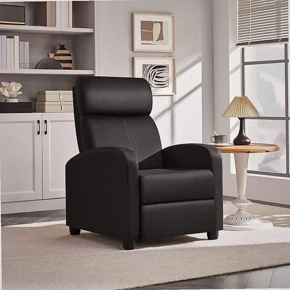 Mid-Century Recliner Chair Single Sofa for Home Theater or Club Room Seating