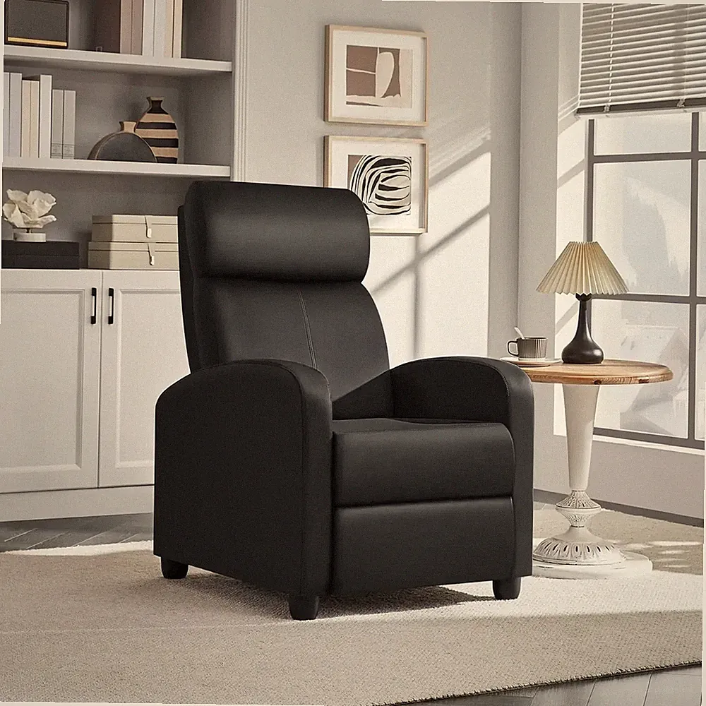 Mid-Century Recliner Chair Single Sofa for Home Theater or Club Room Seating