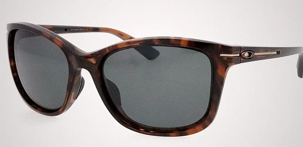 New OAKLEY Drop In OO9232-03 58mm Sport Cat Eye Oversized Polarized Sunglasses