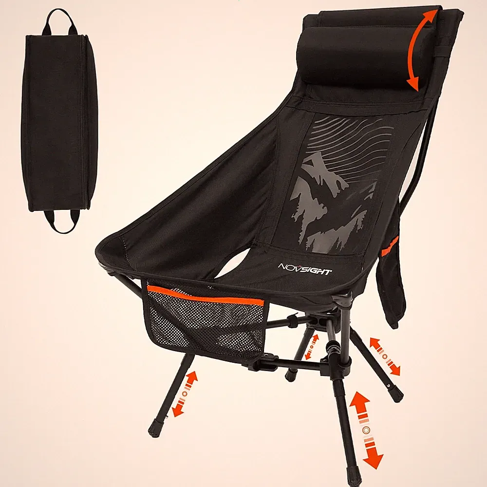 Orange oversized recliners