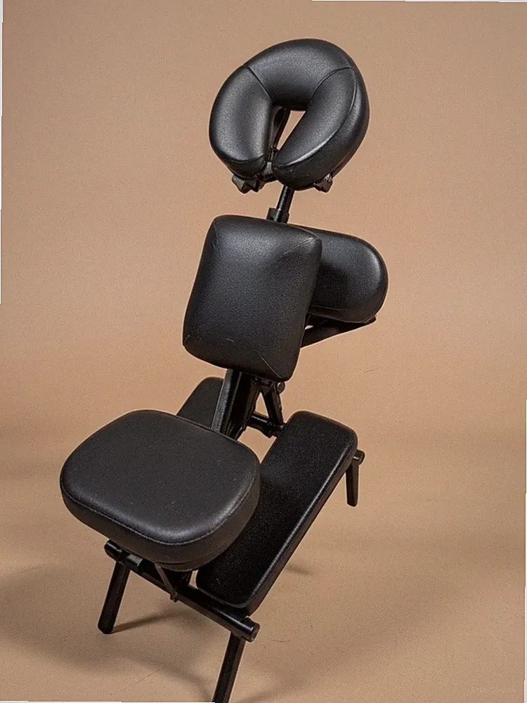 NRG Grasshopper Portable Massage Chair in Black