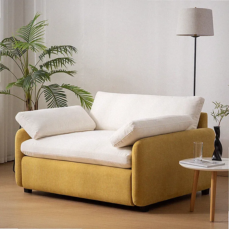 Oversized Chenille Single Sofa Armchair Wide Deep Seat Accent Chair Lounge Chair
