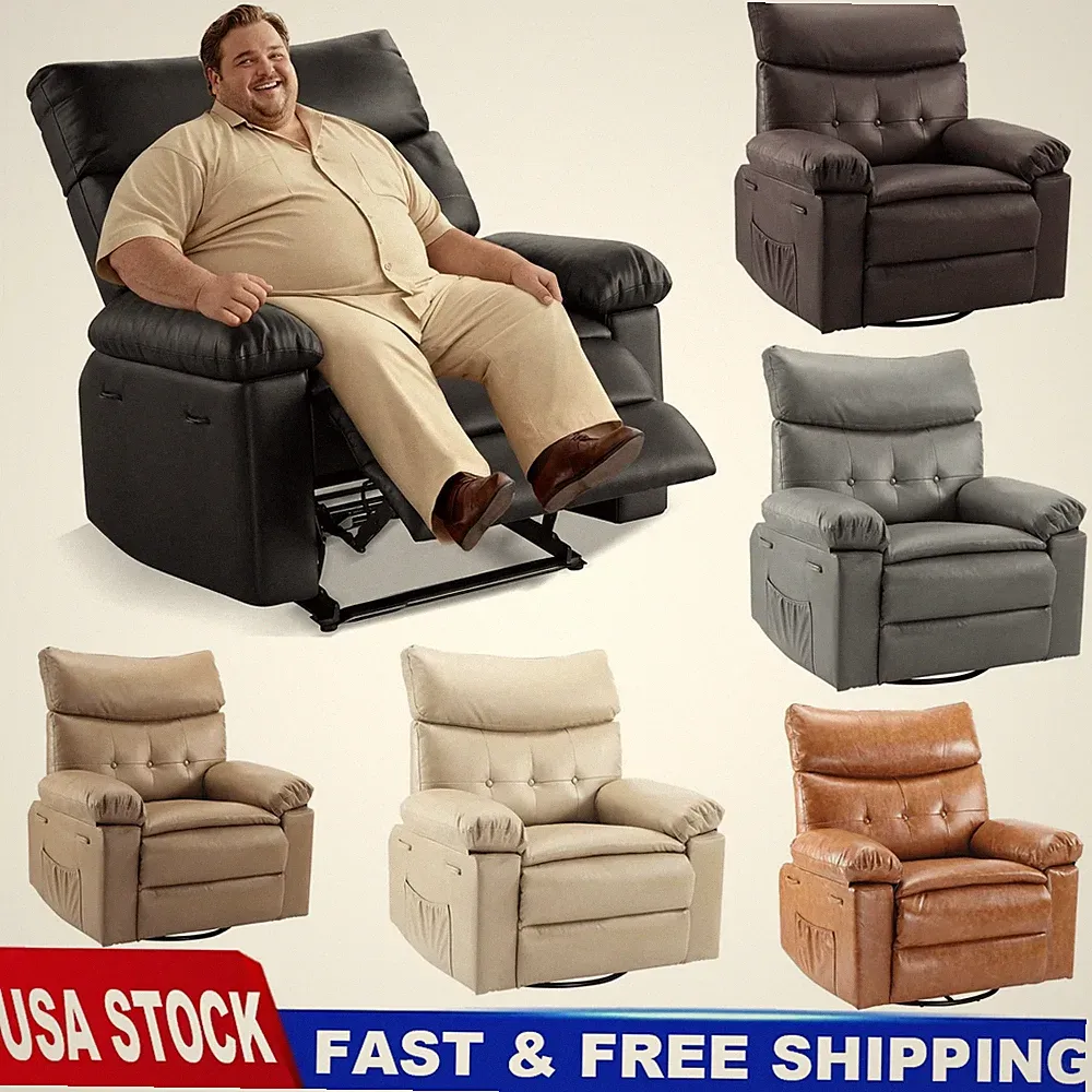 Spot clean oversized recliners