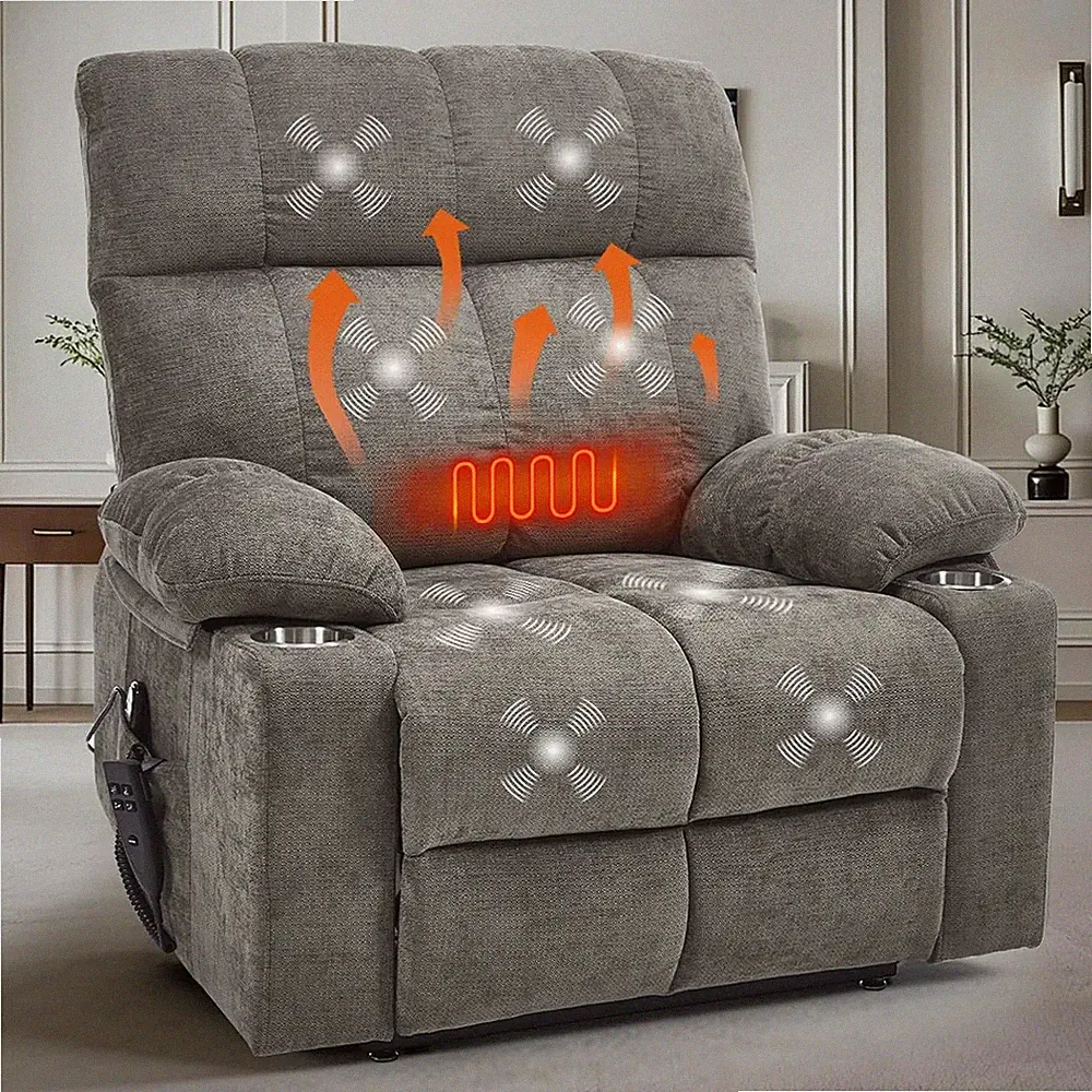 18 in oversized recliners