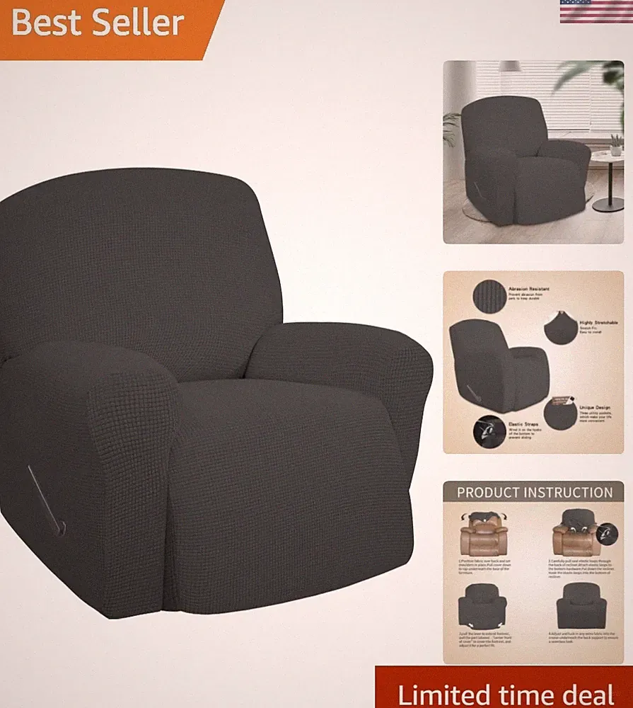 Oversized Recliner Stretch Sofa Slipcover Sofa Cover 1 Piece Furniture Protec...