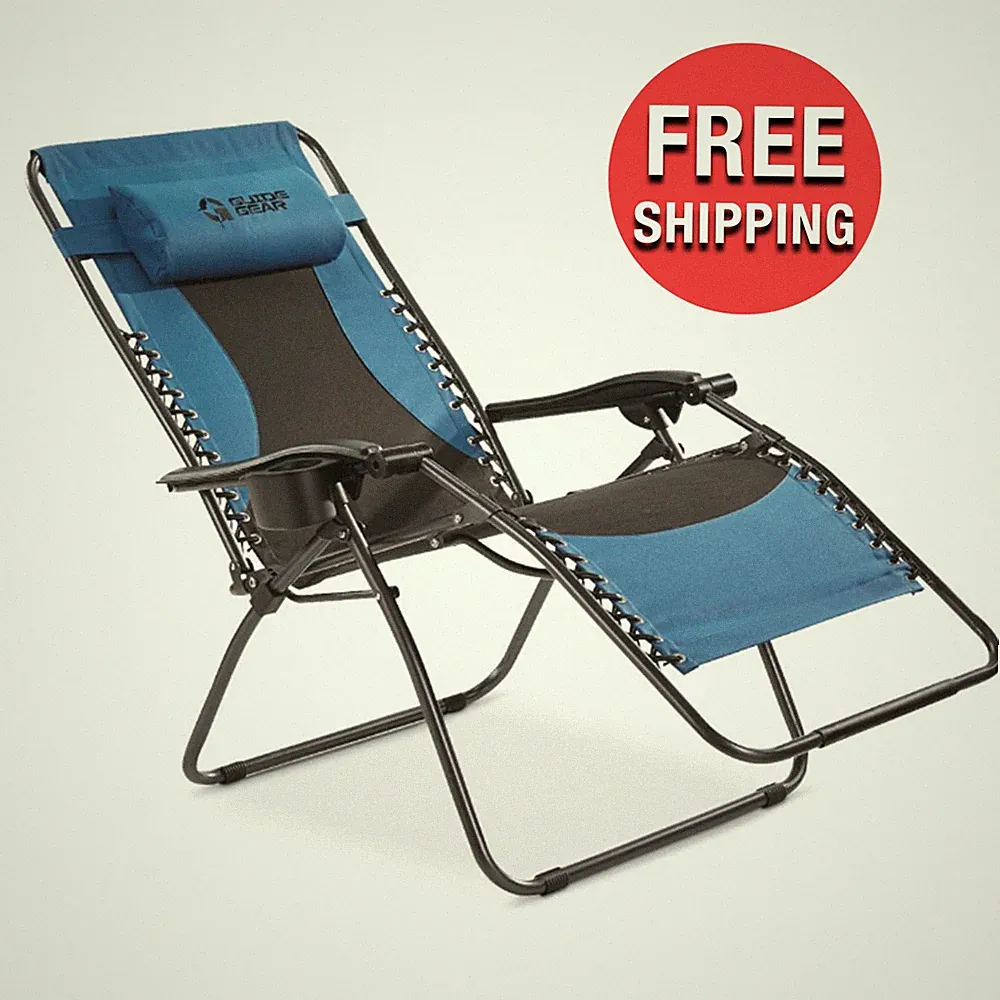 Oversized Reclining Chair 500 lb. Capacity Camping Fishing Sports Outdoor Events