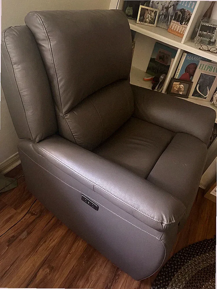 Power recliner chair excellent condition 3 months old, too big for living room