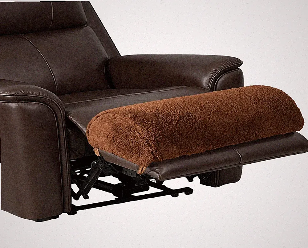 Recliner Foot Rest Cushion with Strap, Soft Memory Foam Foot Pillow for Recli...