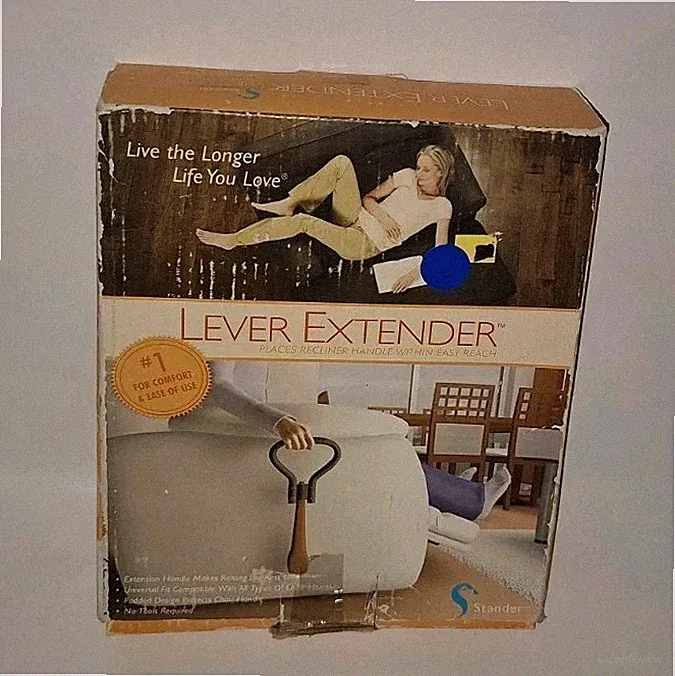 Stander Lever Extender Oversized Handle for Easy Chair Recliner Handles NEW NOB