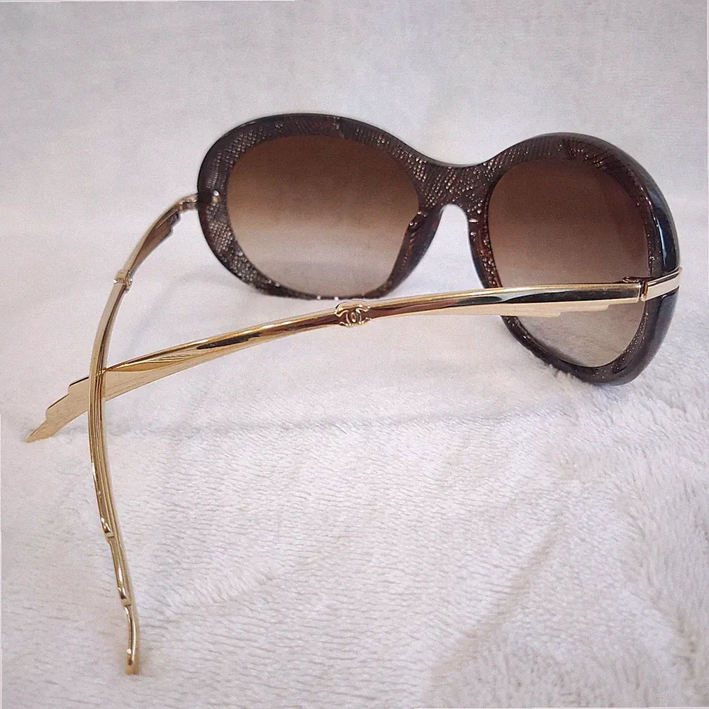 Vintage Italian Designer Sunglasses | Oversized Luxury Fashion Eyewear Chanel